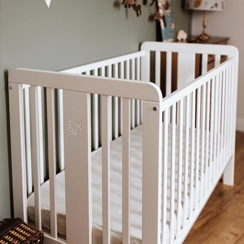 Woodies, Cot Foxy, 60x120cm, White