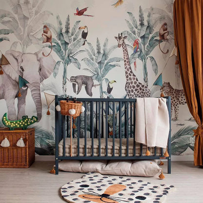 Woodies, Cot Star Dust 60x120 cm, Anthracite