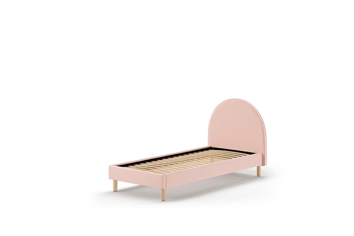 Vipack, Moon Bed 90x200, Boucle Pink