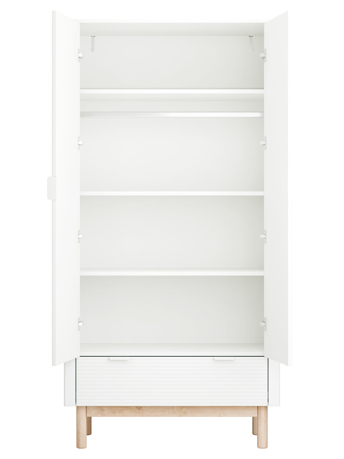 Pinio, Miloo Vaatekaappi 2 ovea, White