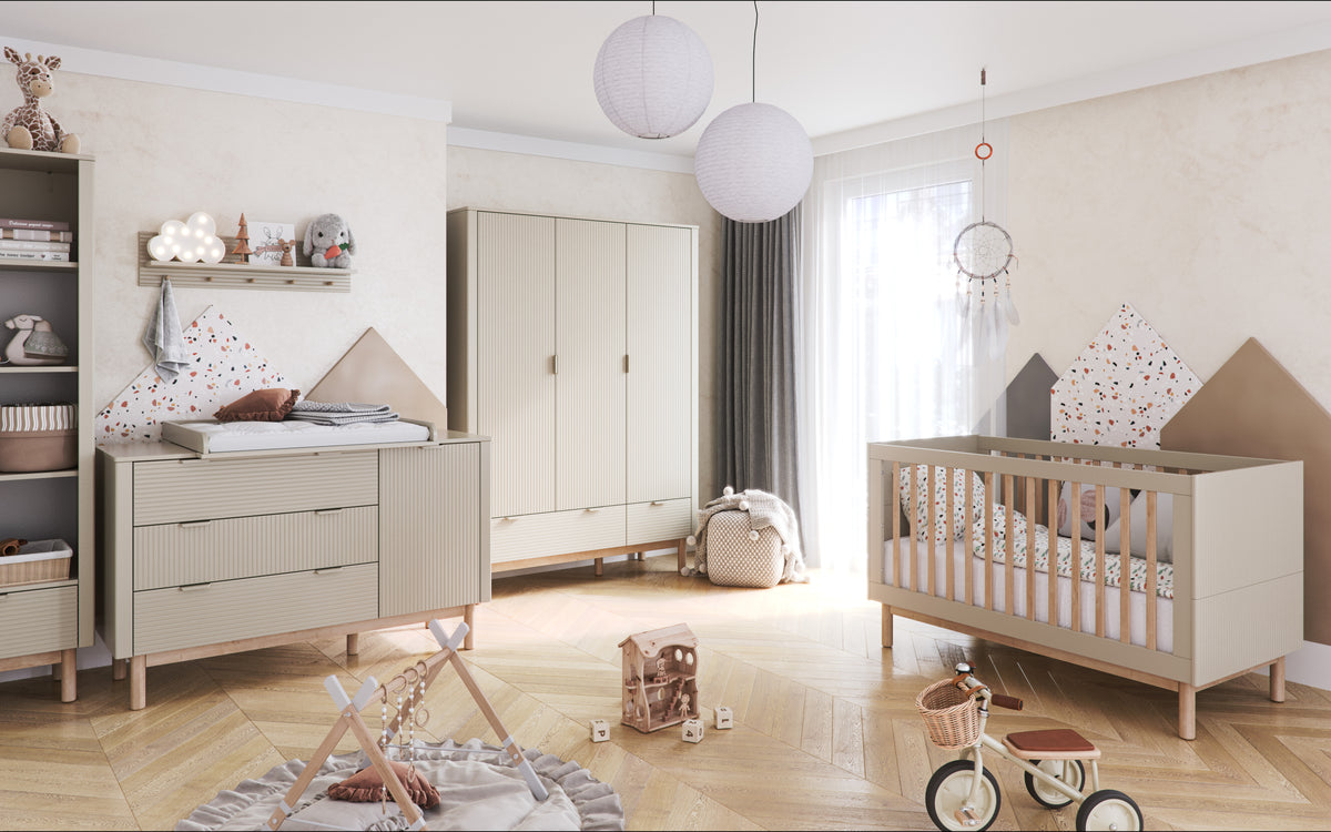 Pinio, Miloo Chest of 3 drawers, Champagne