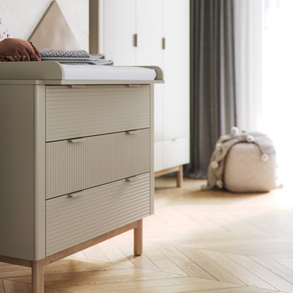 Pinio, Miloo Chest of 3 drawers, Champagne