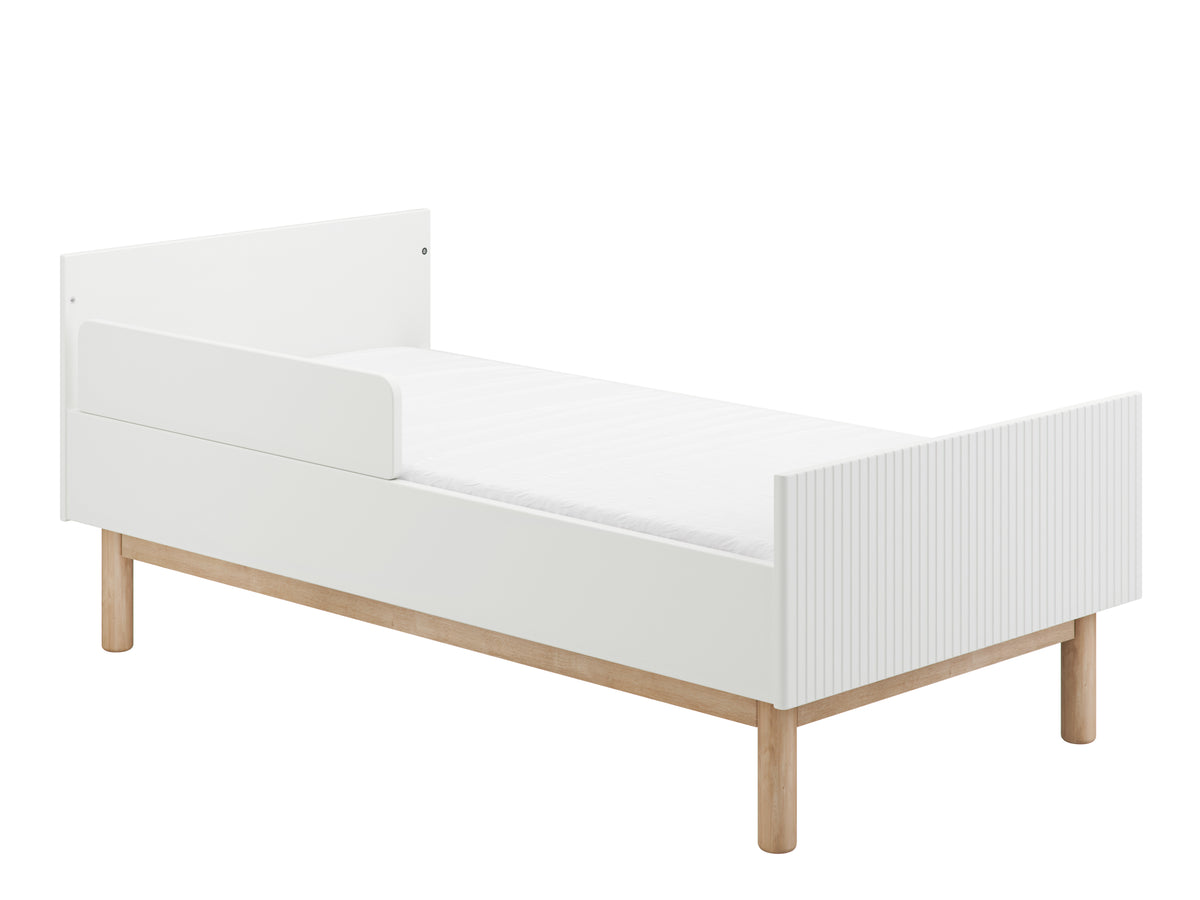 Pinio, Miloo Spjälsäng 2 IN 1 70x140 cm, Vit