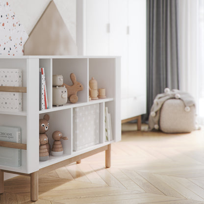 Pinio, Miloo Bookshelf Low, White