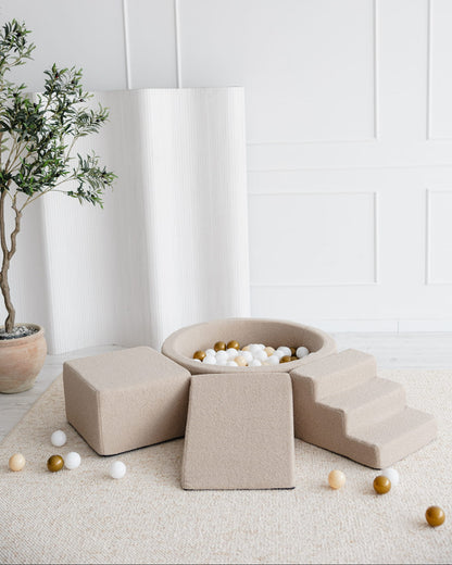 Play module + Sea of ​​balls, Beige