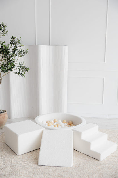 Leikkimoduuli + Pallomeri, Boucle White