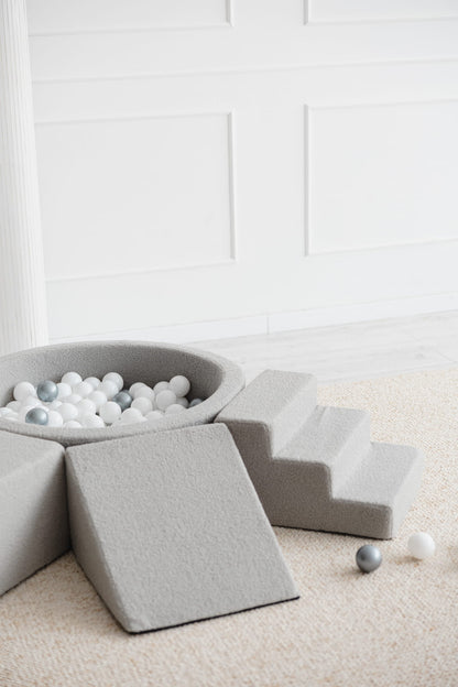Leikkimoduuli + Pallomeri, Boucle Grey