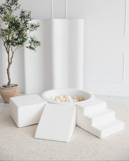Leikkimoduuli + Pallomeri, Boucle White