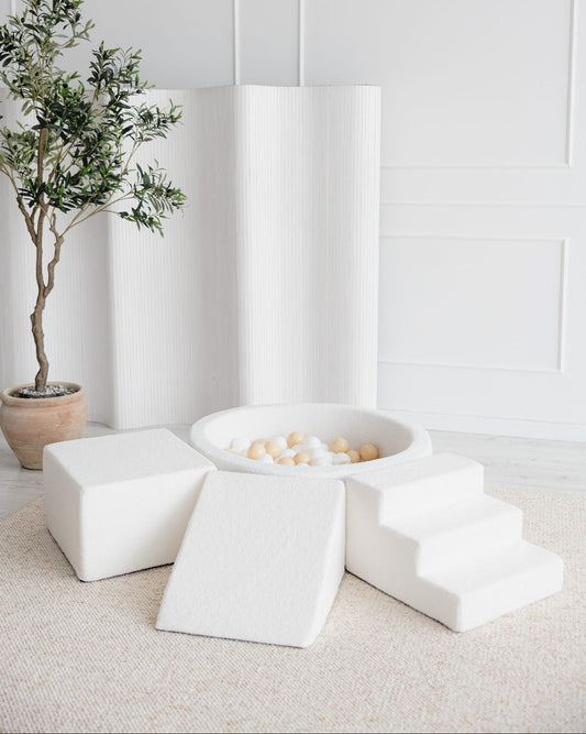 Leikkimoduuli + Pallomeri, Boucle White