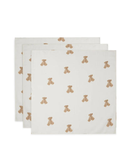 Jollein, Harsot 3-pack, Teddy Bear