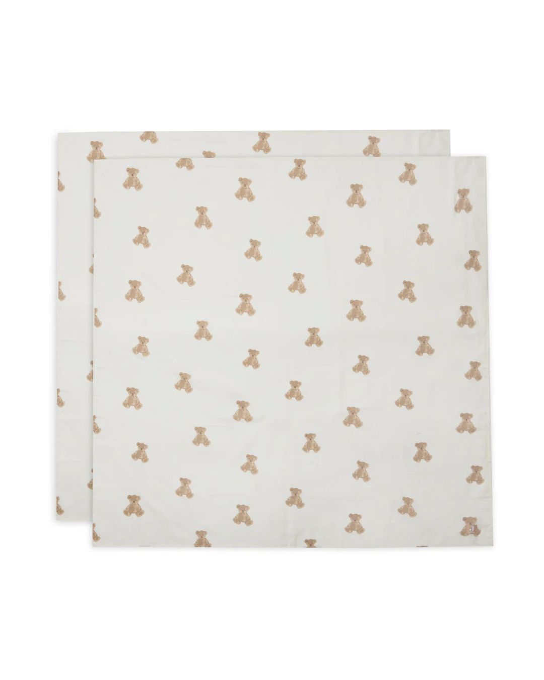 Jollein, Kapaloharso 2-pack, Teddy Bear, 115x115cm