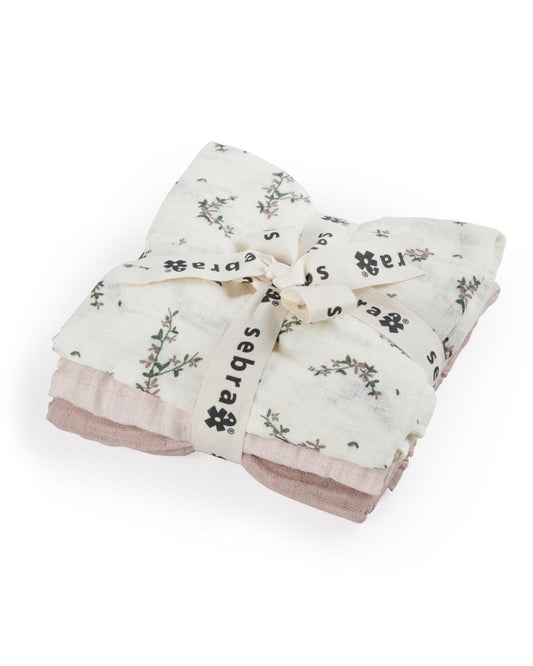 Sebra, Harsot 3-pack, Powder Blossom