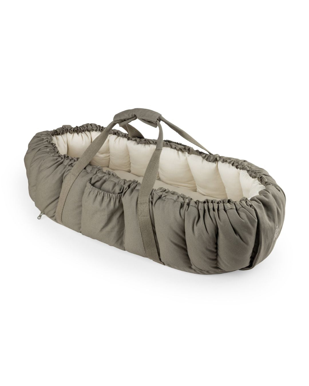 Sebra, Kannettava Unipesä, 3-in-1 Baby Nest, Dark Olive