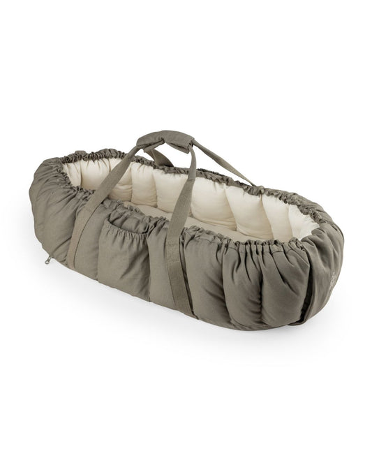Sebra, Kannettava Unipesä, 3-in-1 Baby Nest, Dark Olive