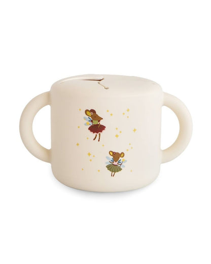 Mushie, Silicone Snack Cup, Fairy Mice