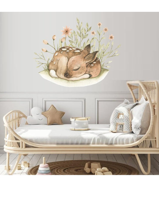 Seinätarra 100x50, Sleeping Roe-deer