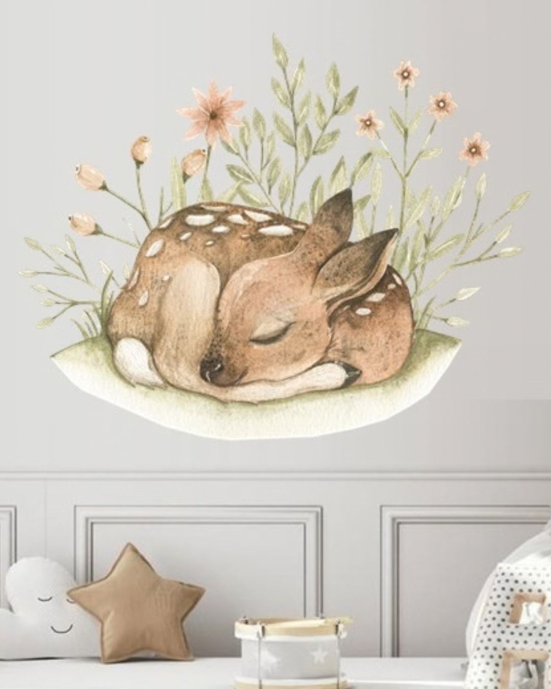 Seinätarra 100x50, Sleeping Roe-deer