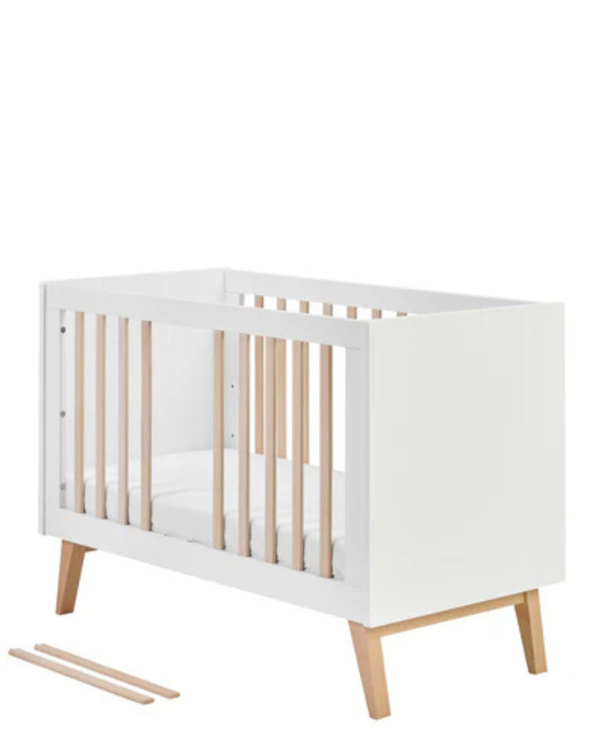 Pinio, Swing Cot 2 IN 1, 60x120, White