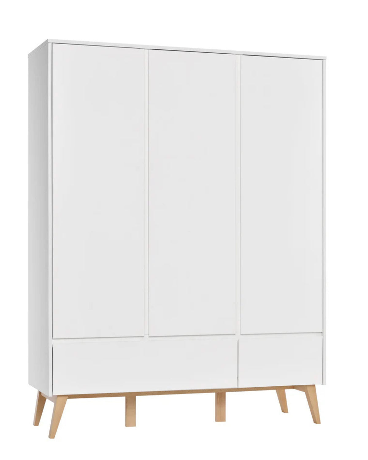 Pinio Swing Vaatekaappi 3 ovea, White