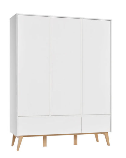 Pinio Swing Vaatekaappi 3 ovea, White