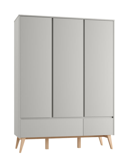Pinio, Swing Vaatekaappi 3 ovea, Grey