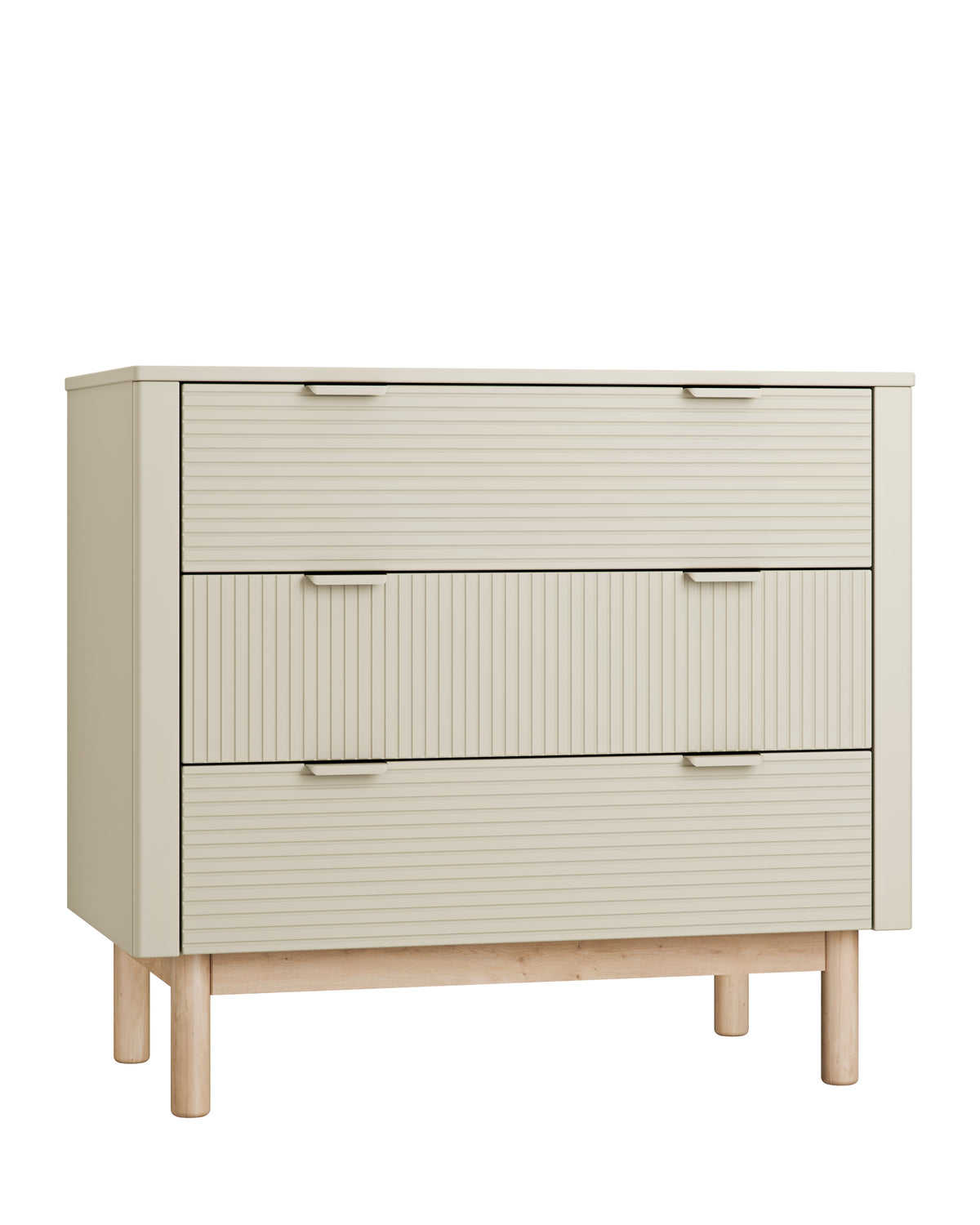 Pinio, Miloo Chest of 3 drawers, Champagne