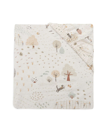 Jollein, Aluslakana, 70x140cm, Jersey Tiny Park