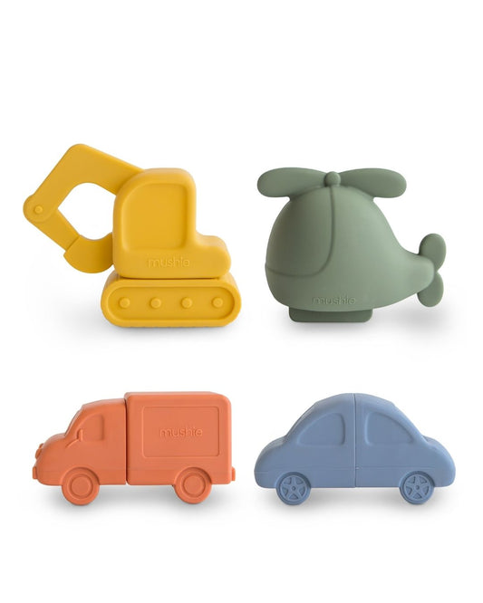 Mushie, Silikoninen Kylpylelu, Vehicles