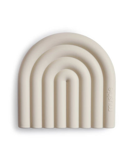 Mushie, Chew Toy Rainbow, Shifting Sand