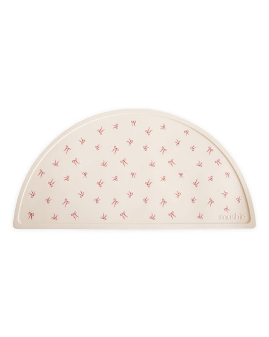 Mushie, Silicone Placemat, Bows