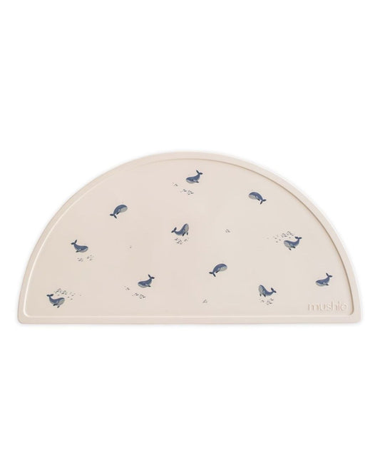 Mushie Silicone Dining Tray, Whales