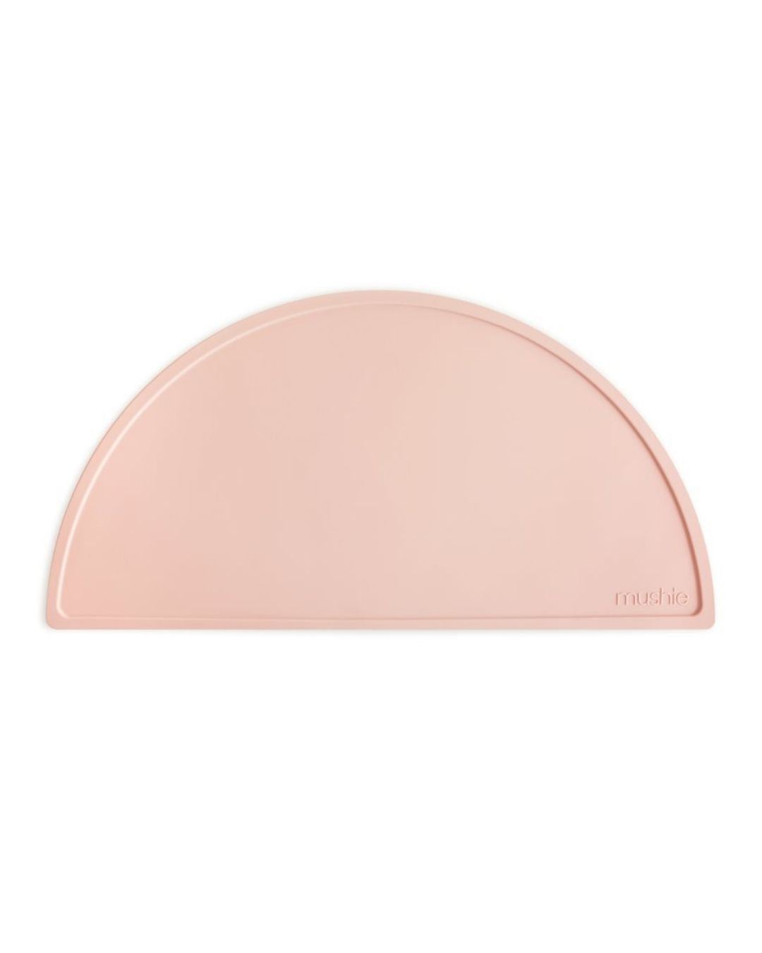 Mushie Silikon bordstablett, Blush