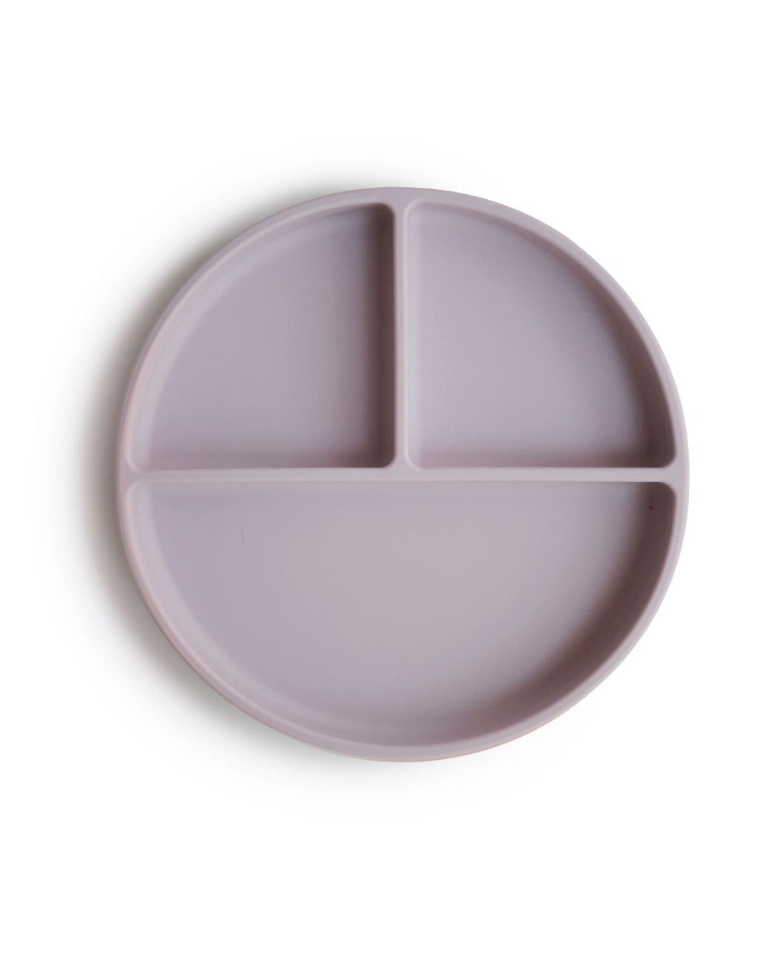 Mushie, Silikonilautanen Imukupilla, Soft Lilac