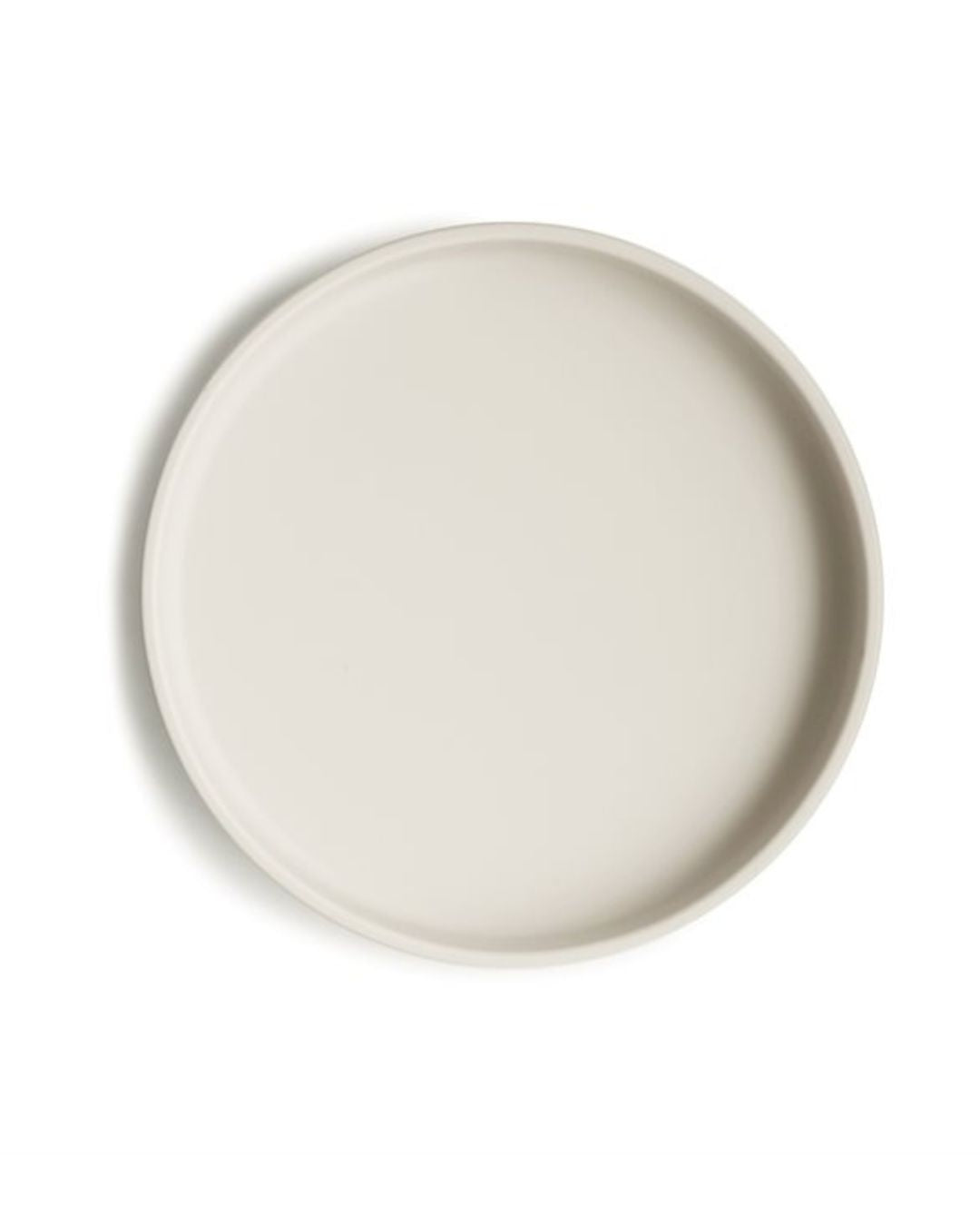 Mushie Silikonilautanen Imukupilla, Classic Ivory