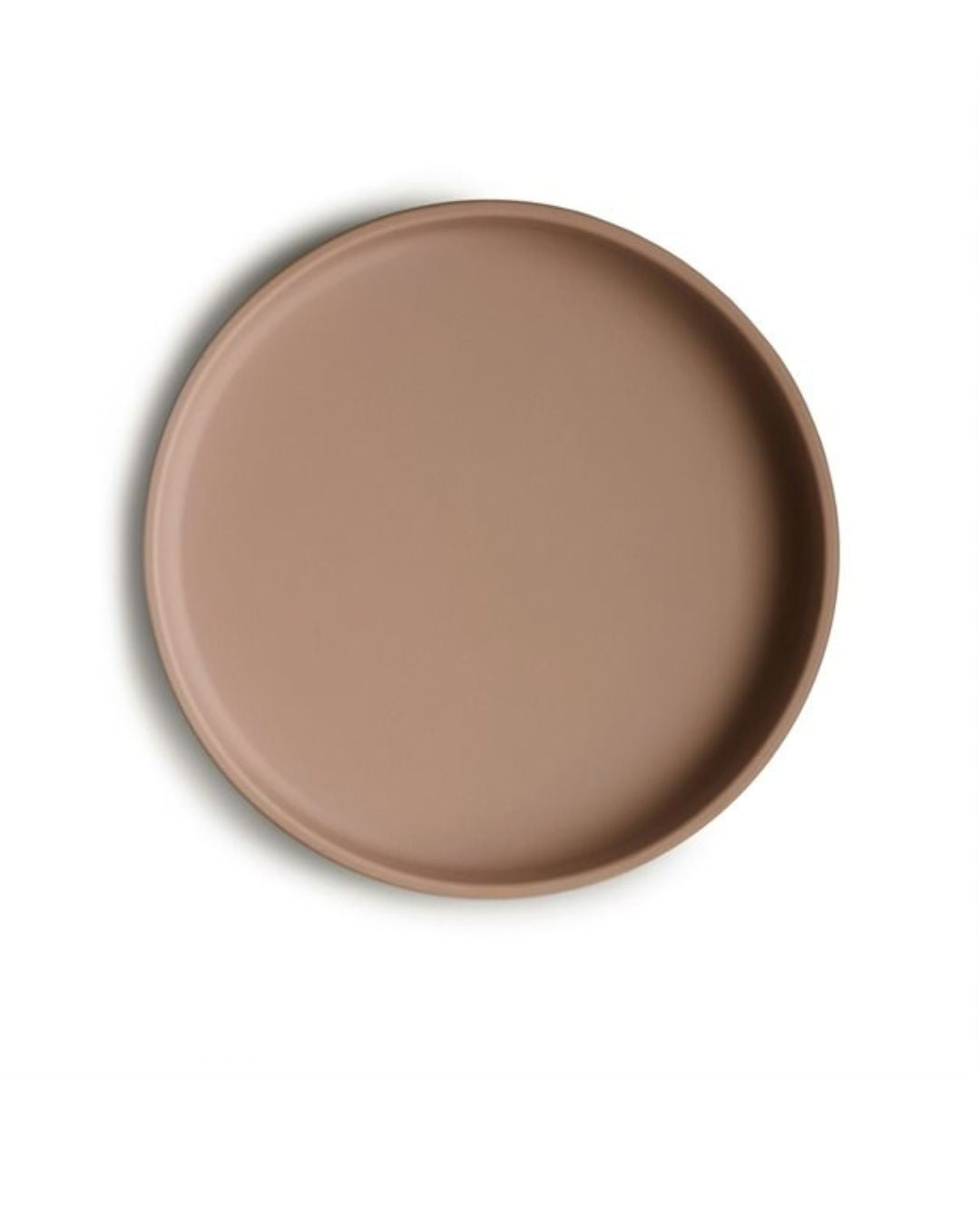 Mushie Silikonplatta med sugkopp, Classic Natural