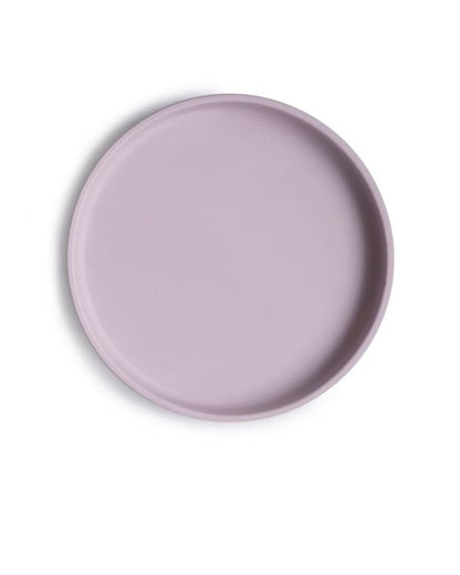 Mushie Silikonilautanen Imukupilla, Classic Soft Lilac