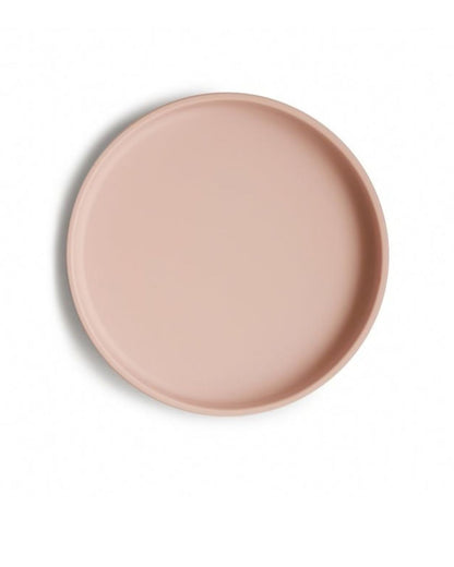 Mushie Silikonilautanen Imukupilla, Classic Blush