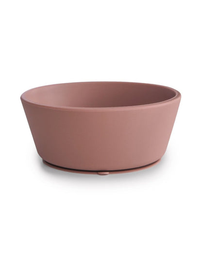 Mushie Silikonikulho Imukupilla, Cloudy Mauve