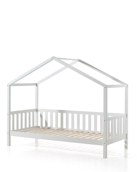 Vipack, Dallas House bed 90x200, White