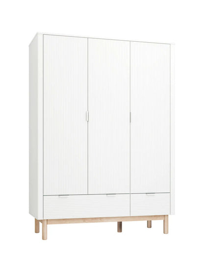 Pinio, Miloo Wardrobe with 3 doors, White