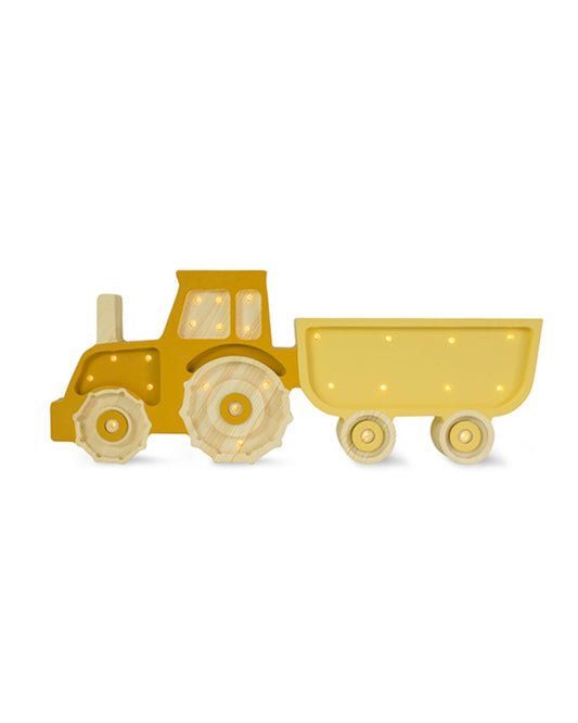 Little Lights Night Light Tractor, Mustard