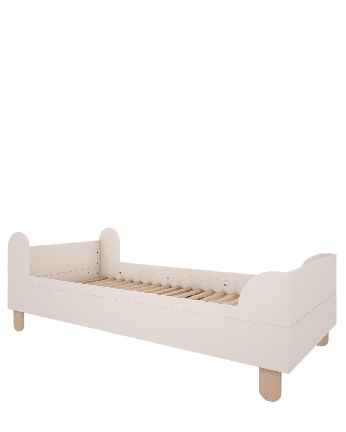 Wood Luck Design, Junior bed 80x160 cm, Basic White