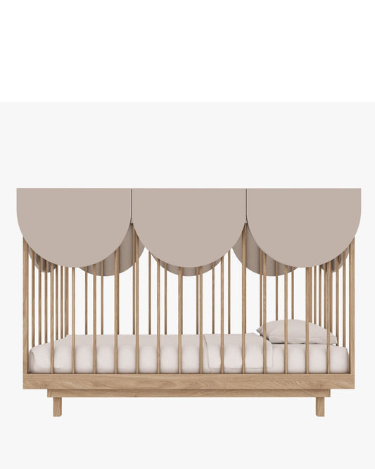 Wood Luck Design, Pinnasänky & Juniorisänky 3 IN 1, 70x140 cm, Bloom