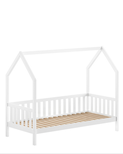 Vipack, Cabane House bed 90x200, White