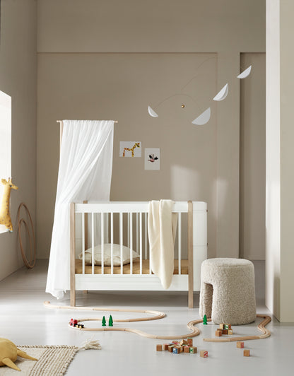 Oliver Furniture, Wood Mini+, Mobile Teline, White