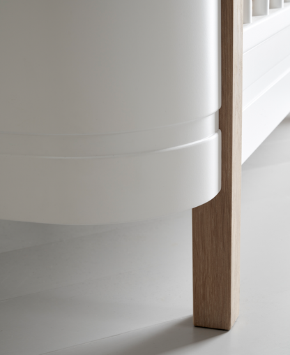 Oliver Furniture, Wood Mini+ Pinnasänky, White/Oak