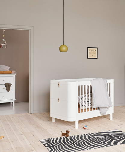 Oliver Furniture, Wood Mini+ Pinnasänky, White