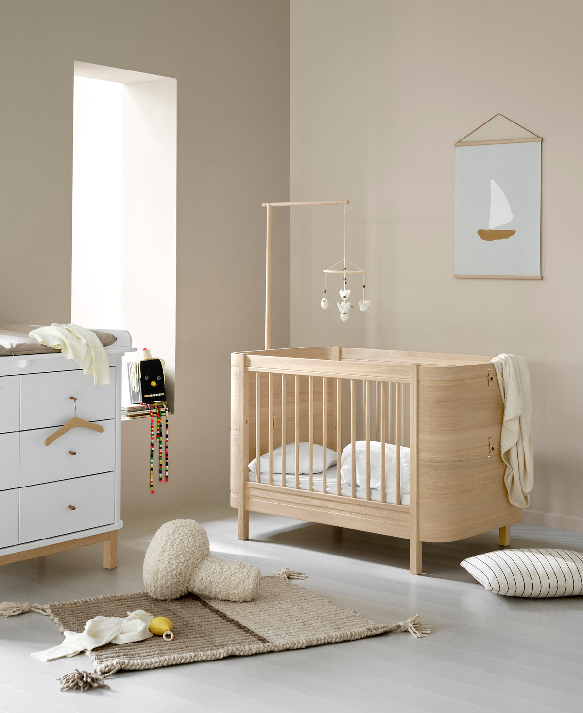 Oliver Furniture, Wood Mini+ Pinnasänky, Oak