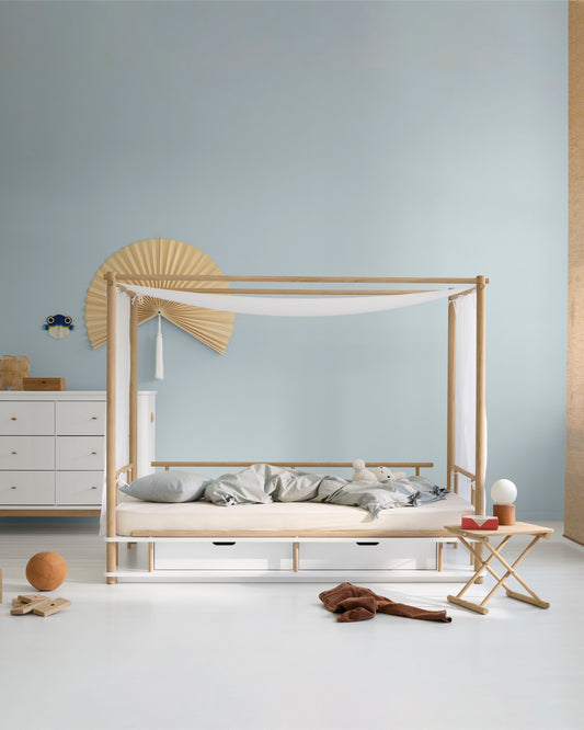 Oliver Furniture, Camp, Katossänky 90x180 cm, White/Oak