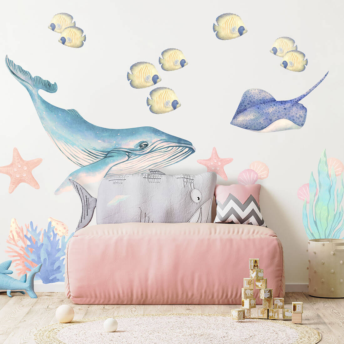Pastelowe Love, Seinätarra Setti, Ocean Animals 1